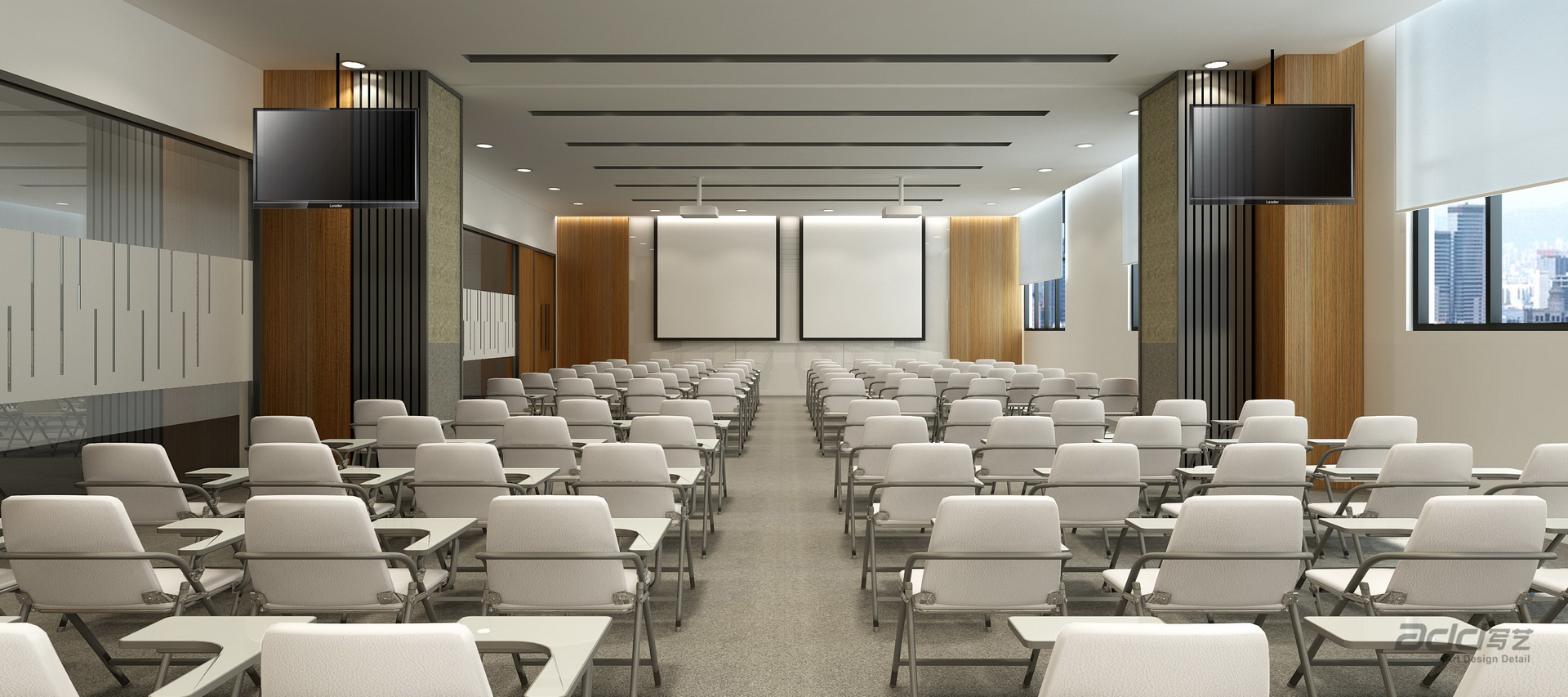 藍怡科技辦公空間設(shè)計 培訓(xùn)室-pc