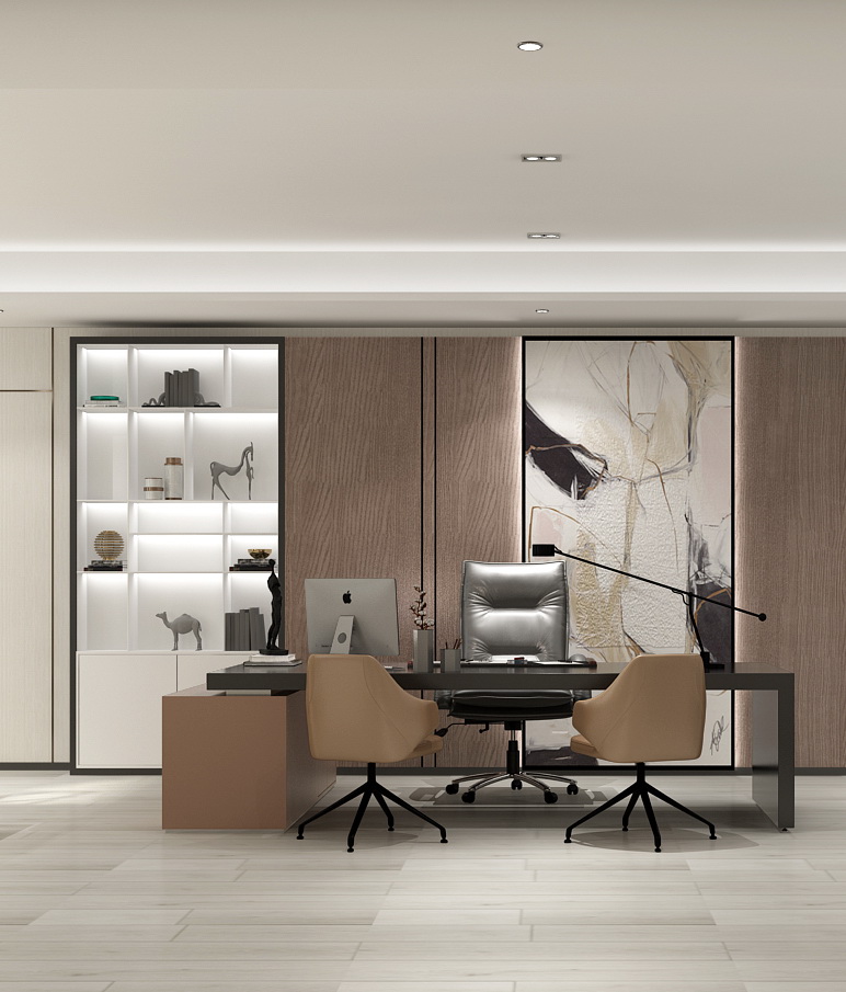 立馬車業(yè)辦公室裝修-經理室-pc