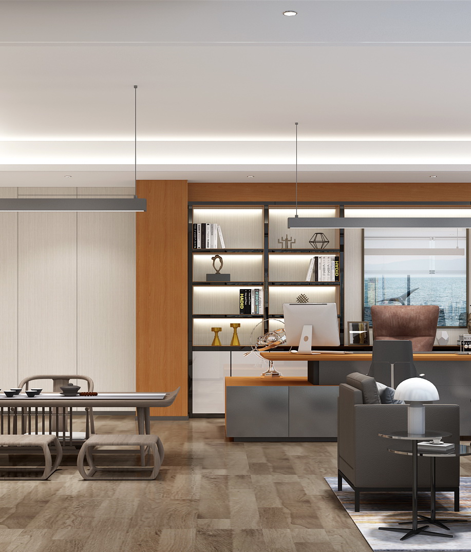 立馬車業(yè)辦公室裝修-總經理室-pc